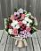 Букет цветов из: Альстромерии, Гвоздики, Розы и Хризантемы в Воскресенском новая Москва