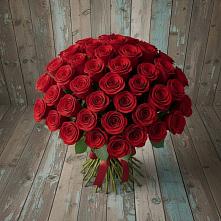Букет 55 Красных роз Фридом #REPLACE_PRED# Воскресенском новая Москва