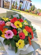Букет цветов из:  Герберы #REPLACE_PRED# Воскресенском новая Москва