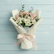 Букет цветов из:  Альстромерии в Воскресенском новая Москва