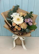 Букет цветов из:  Герберы и Хризантемы #REPLACE_PRED# Воскресенском новая Москва