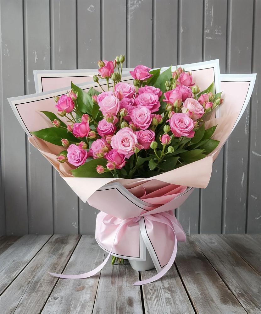 Букет Розовый кустик в Воскресенском новая Москва