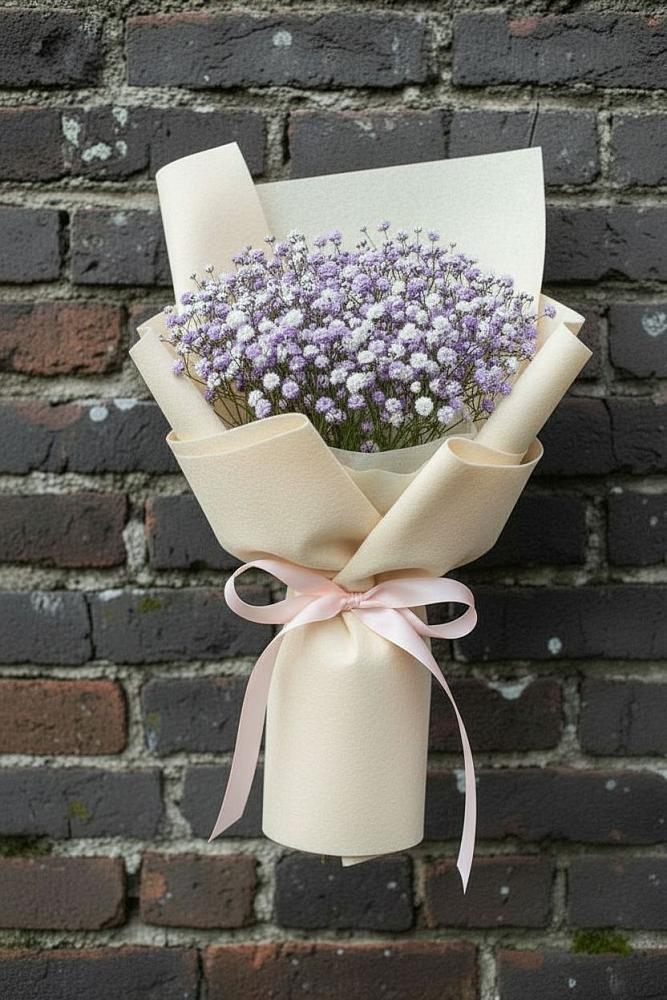 Букет цветов из: Гипсофила в Воскресенском новая Москва