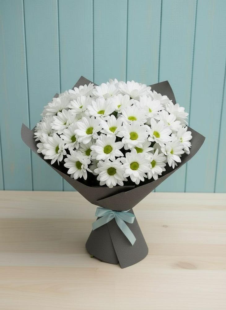 Букет цветов из: Хризантемы в Воскресенском новая Москва