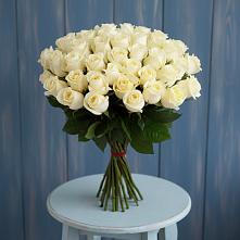 Букет 51 Белая роза Эдлесс Лав #REPLACE_PRED# Воскресенском новая Москва