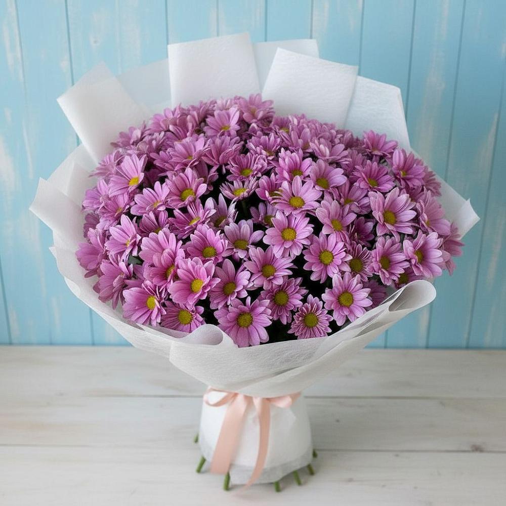 Букет цветов из: Хризантемы в Воскресенском новая Москва