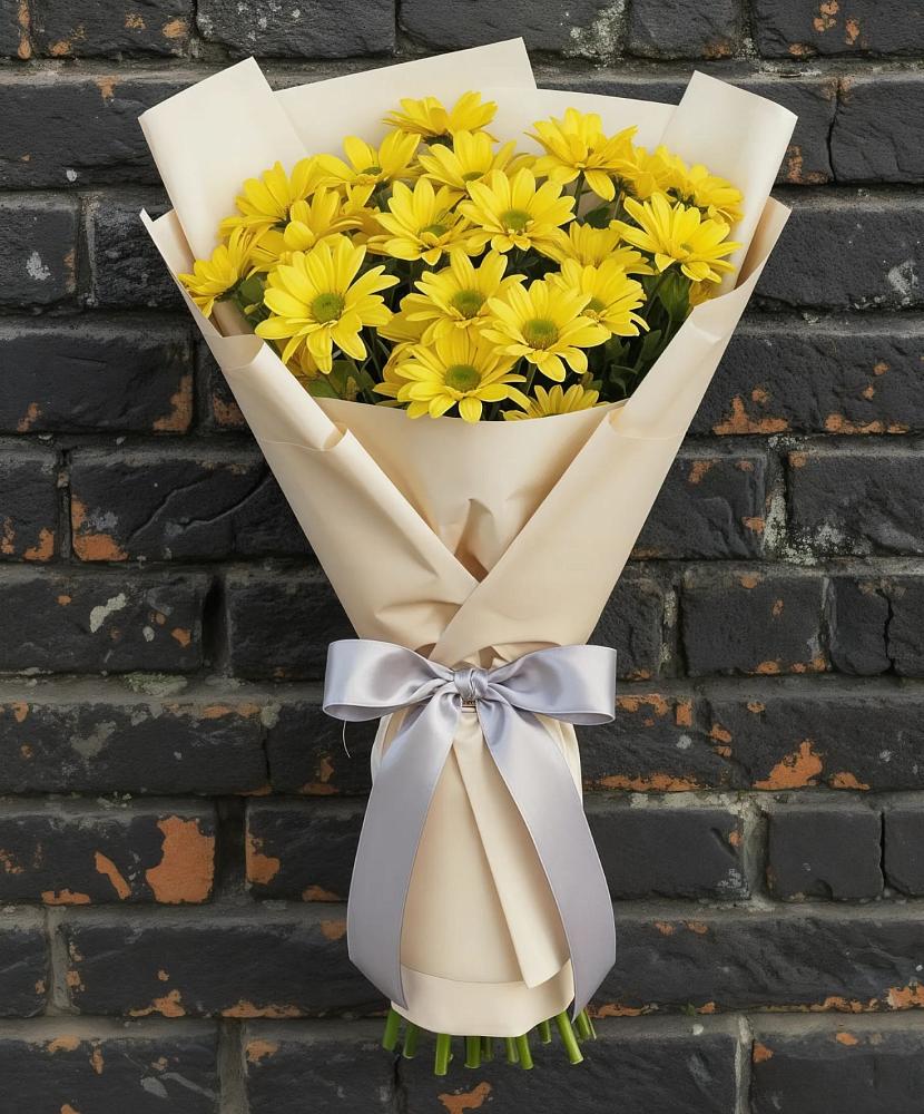 Букет цветов из: Хризантемы в Воскресенском новая Москва
