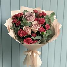 Букет цветов из:  Гвоздики и Розы #REPLACE_PRED# Воскресенском новая Москва