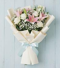 Букет цветов из:  Лилии в Воскресенском новая Москва