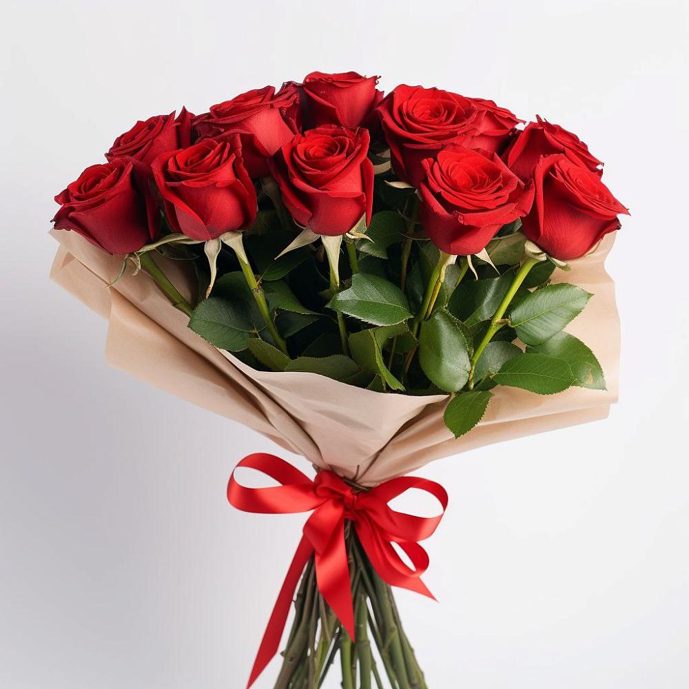 Букет 11 Красных роз Эдлесс Лав в Воскресенском новая Москва